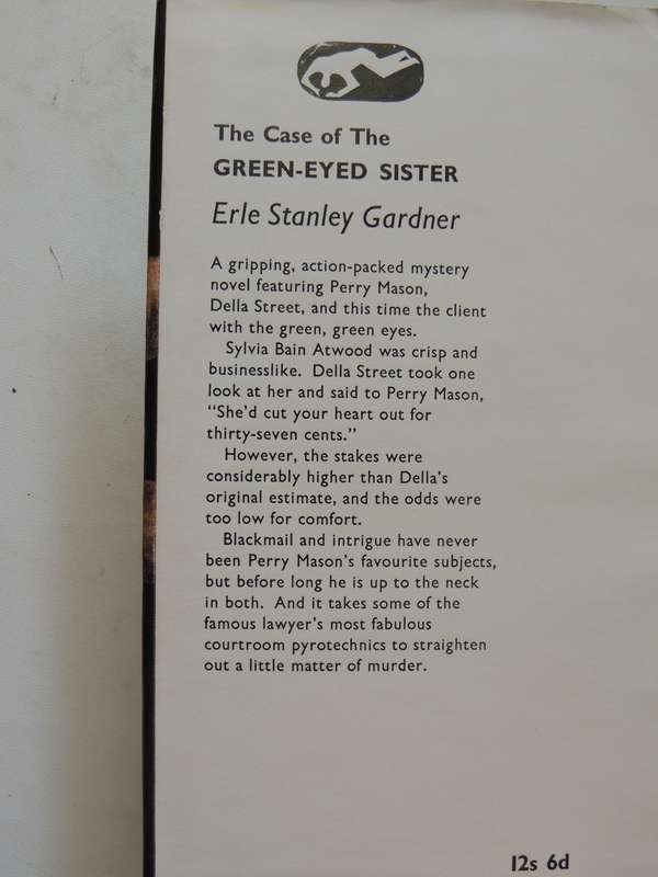 The Case Of The Green-Eyed Sister - Erle Stanley Gardner    1st British Ed 1959