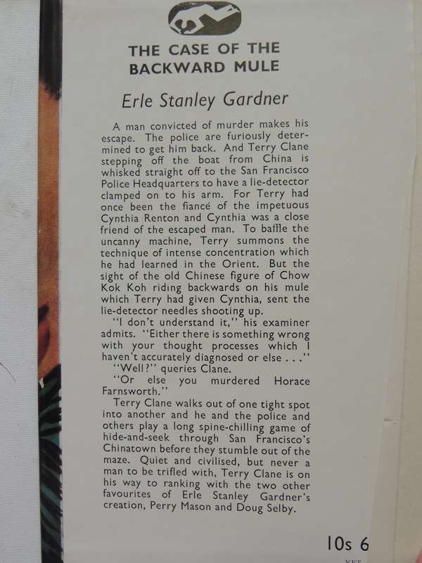 The Case Of The Backward Mule - Erle Stanley Gardner   1st British Ed 1955