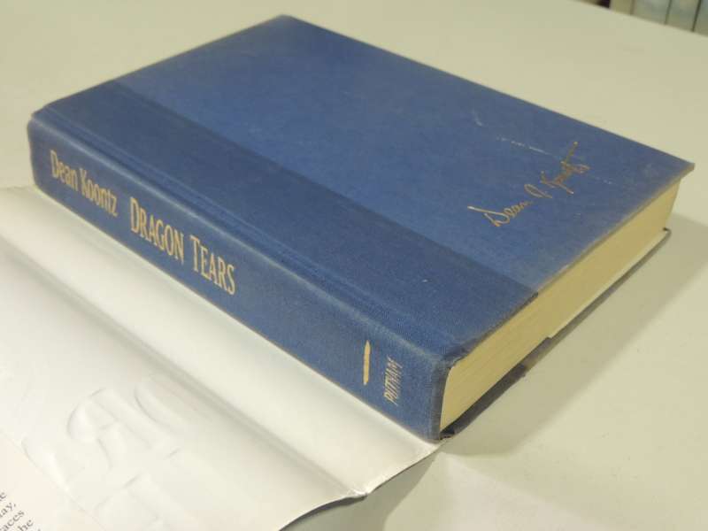 Dragon Tears - Dean Koontz     1st Edition & Ex-library