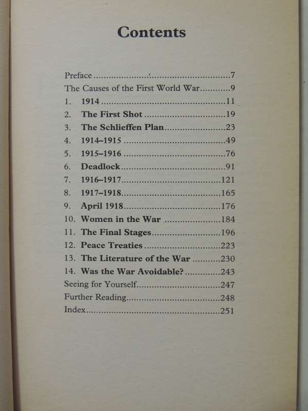 World War One: A Narrative - Philip Warner
