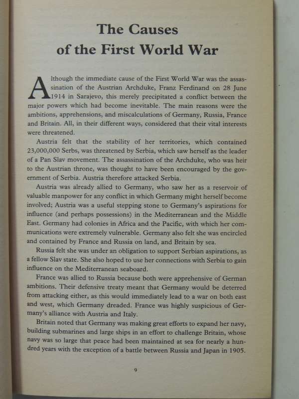 World War One: A Narrative - Philip Warner