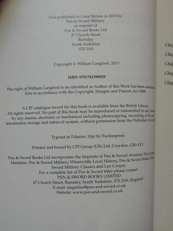 Somme Intelligence: Fourth Army HQ 1916- William Langford