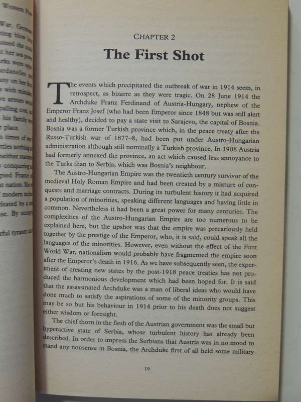 World War One: A Narrative - Philip Warner