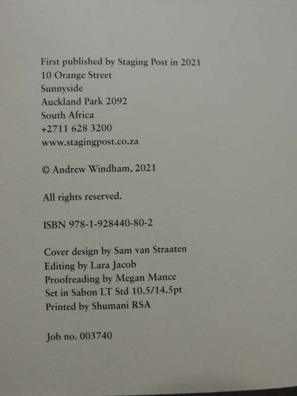 The Wawne (Or Waghen) Windhams, A Memoir, Linking African and Other Threads) -Andrew Windham  Inscr