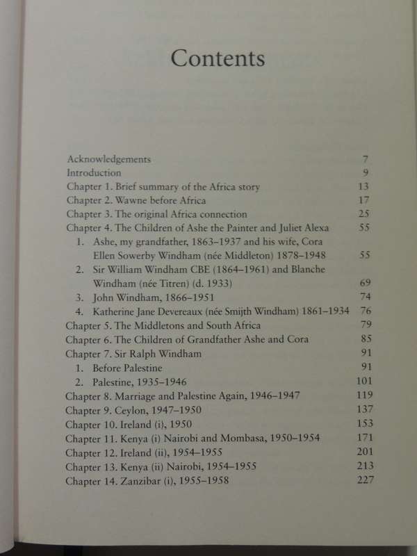 The Wawne (Or Waghen) Windhams, A Memoir, Linking African and Other Threads) -Andrew Windham  Inscr