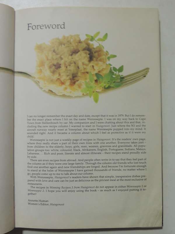Huisgenoot: Winning Recipes 3 - Annette Human