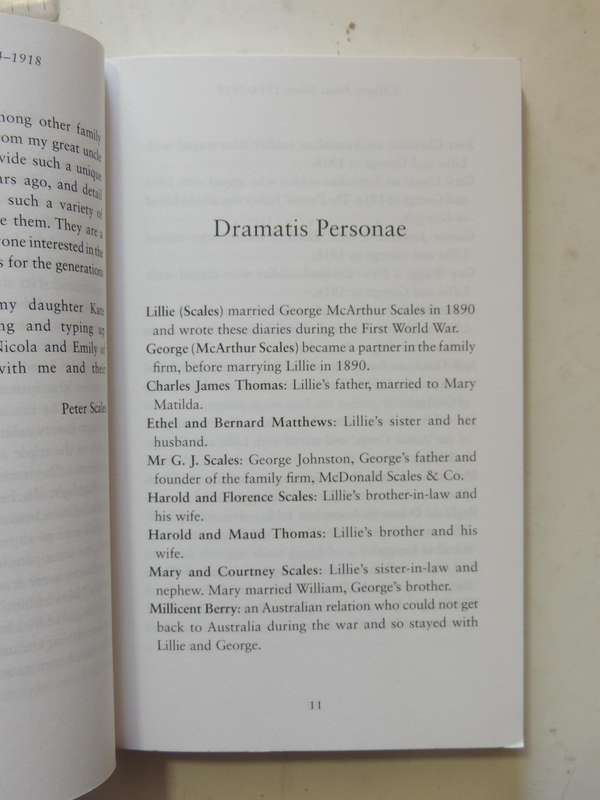 A Home Front Diary 1914-1918 - Lillie Scales