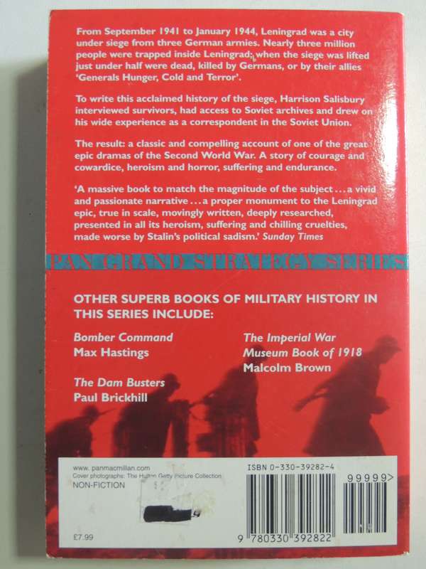 The 900 Days: The Siege Of Leningrad- Harrison E. Salisbury