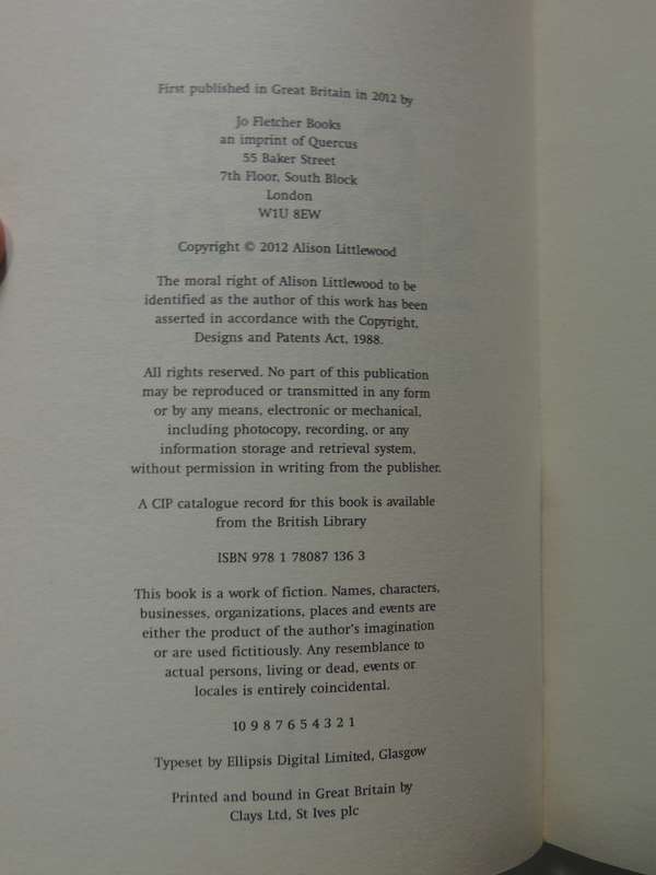 A Cold Season - Alison Littlewood