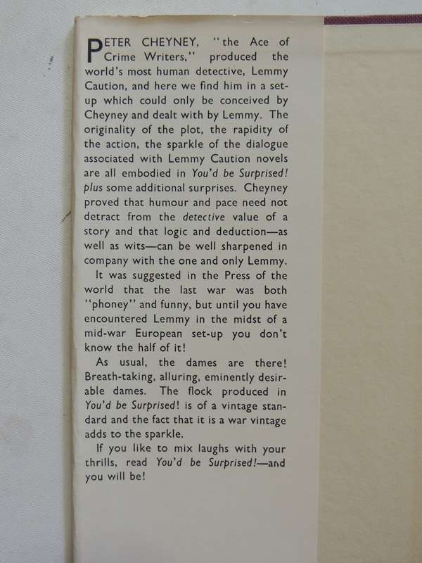 You'd Be Surprised- Peter Cheyney