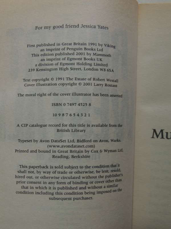 The Stones Of Muncaster - Robert Westfall