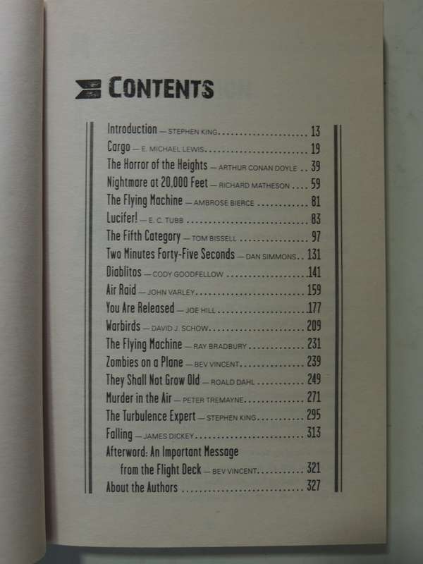 Flight Or Fright - ed Stephen King & Bev Vincent