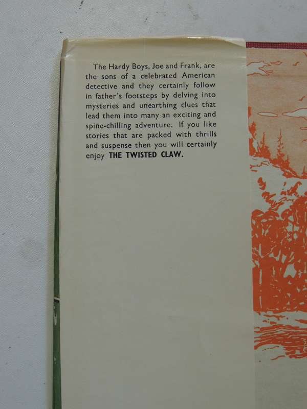 The Twisted Claw - Franklin W. Dixon     Circa 1950s English Edition