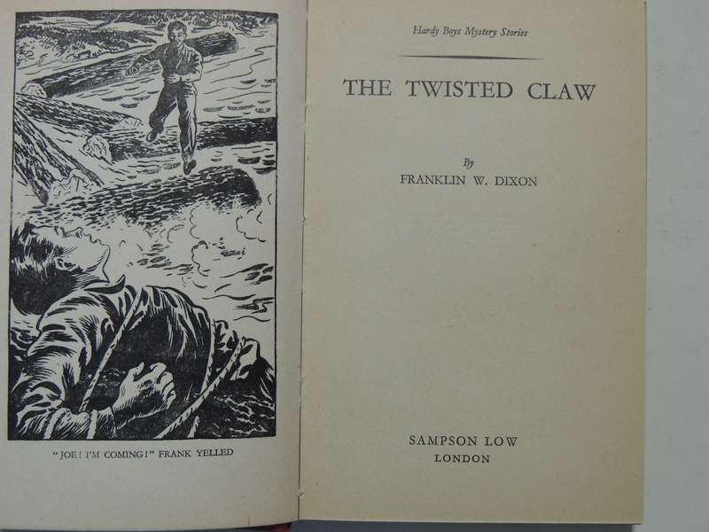 The Twisted Claw - Franklin W. Dixon     Circa 1950s English Edition