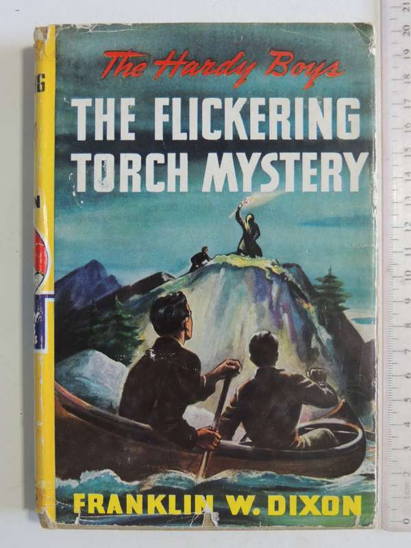 The Flickering Torch Mystery  - Franklin W. Dixon   Circa 1950s