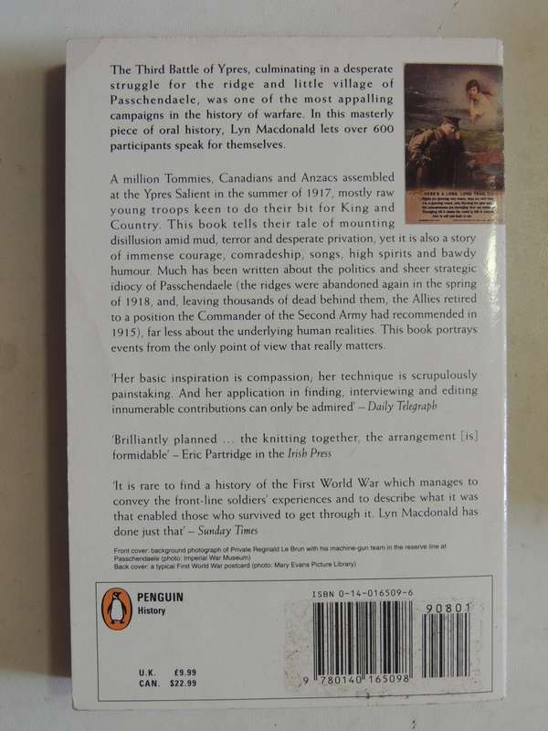 They Called It Passchendaele The Story Of The 3rd Battle Of Ypres & The Men ..... Lyn MacDonald