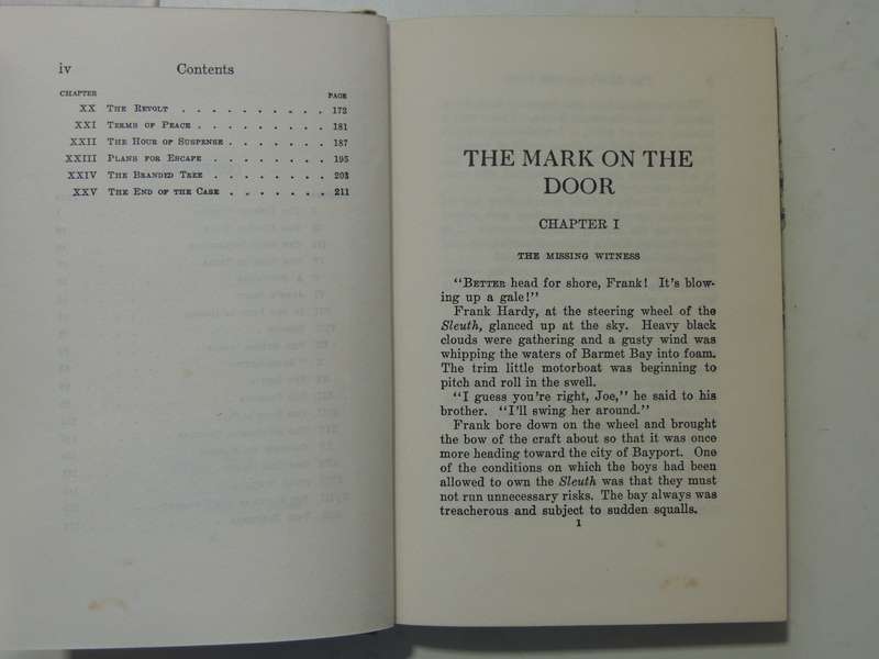 The Mark On The Door - Franklin W. Dixon   Circa 1950s