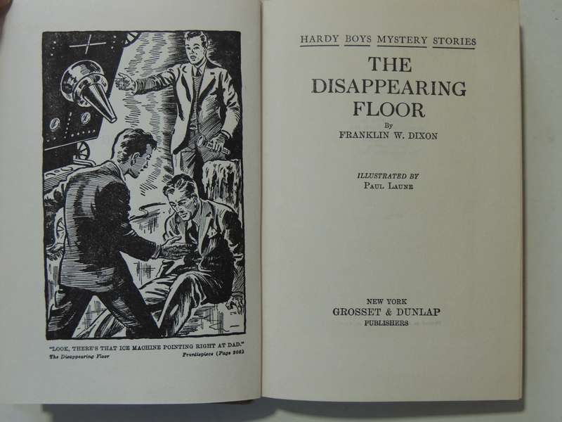 The Disappearing Floor - Franklin W. Dixon   Circa 1950s