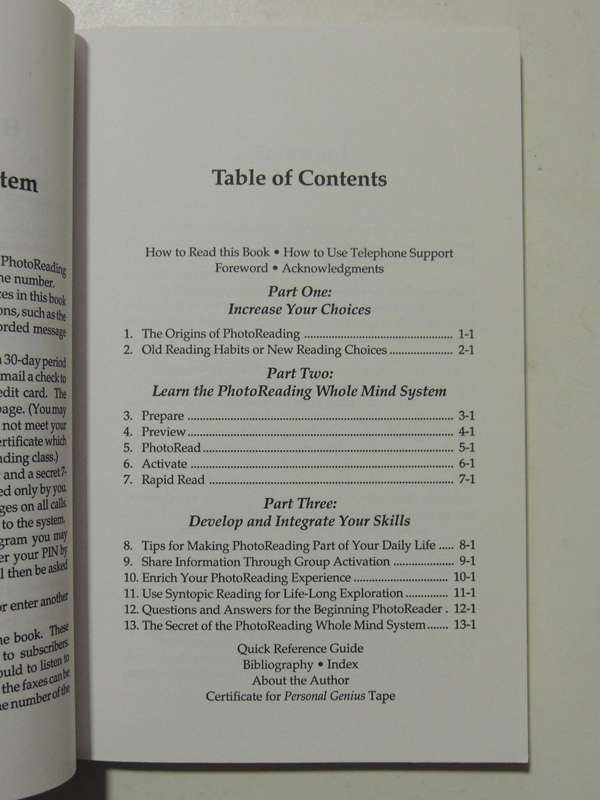 The PhotoReading Whole Mind System  - Paul R. Scheele