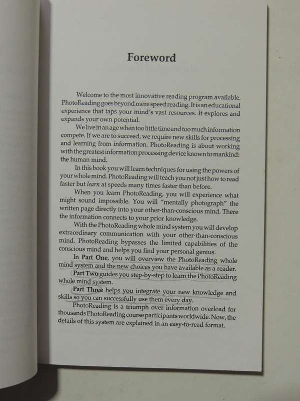 The PhotoReading Whole Mind System  - Paul R. Scheele