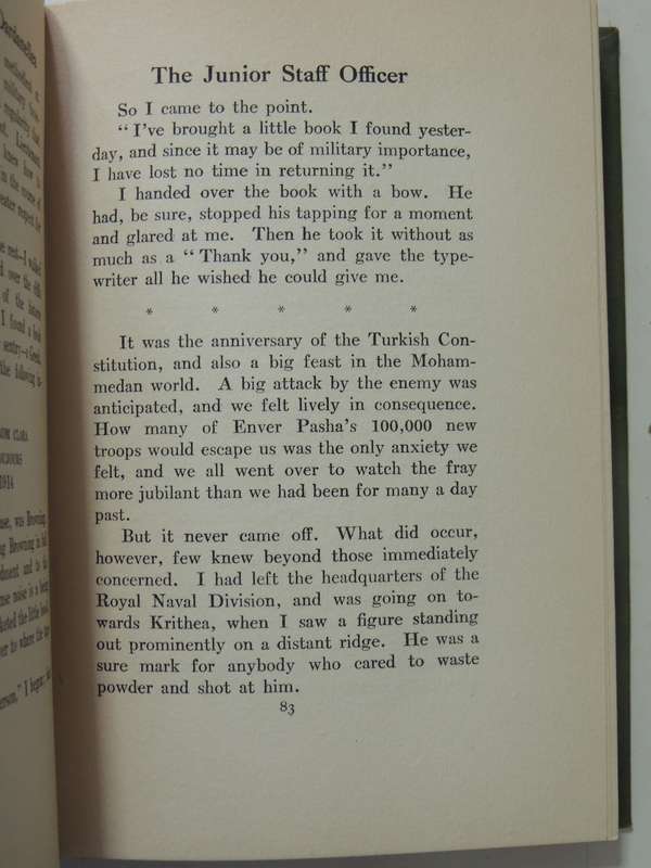 The Truth About The Dardanelles - Sydney A. Moseley  1st Edition 1916