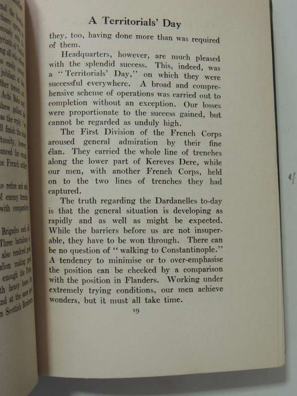 The Truth About The Dardanelles - Sydney A. Moseley  1st Edition 1916