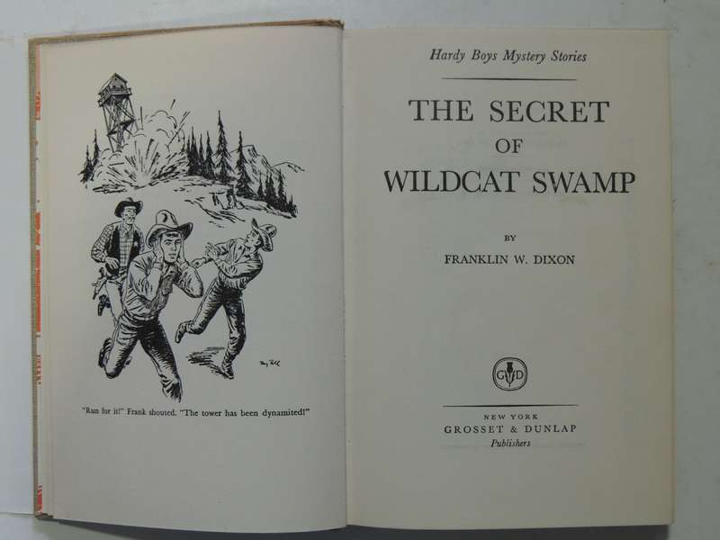 The Secret Of Wildcat Swamp  - Franklin W. Dixon   Circa 1950s