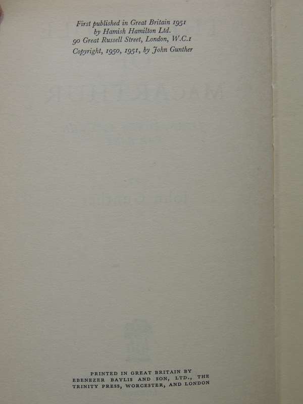 The Riddle Of MacArthur - John Gunther