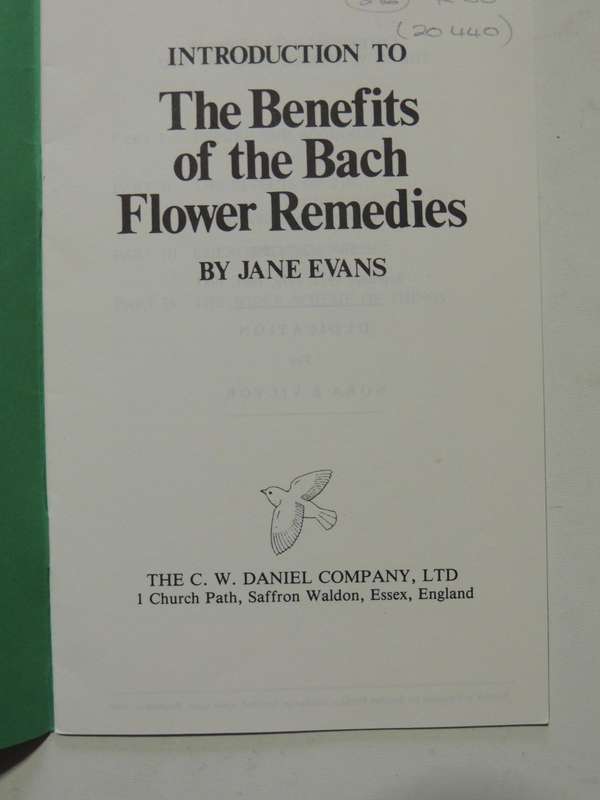 Introduction To The Benefits Of The Bach Flower Remedies - Jane Evans