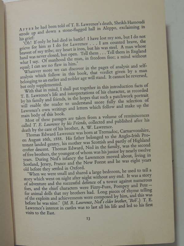 The Essential TH Lawrence, Selected with a preface by David Garnett