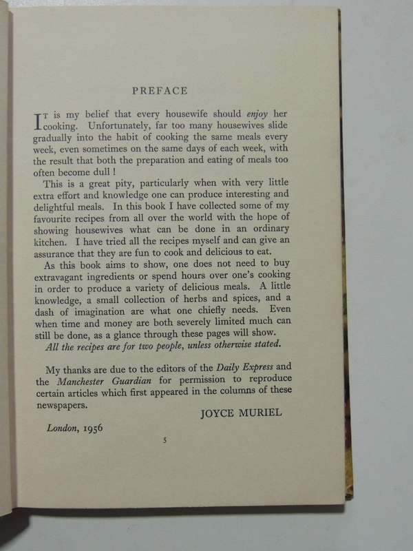 Recipes Around The World (1956)- Joyce Muriel