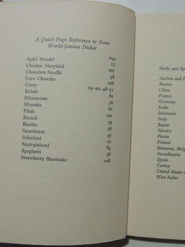 Recipes Around The World (1956)- Joyce Muriel