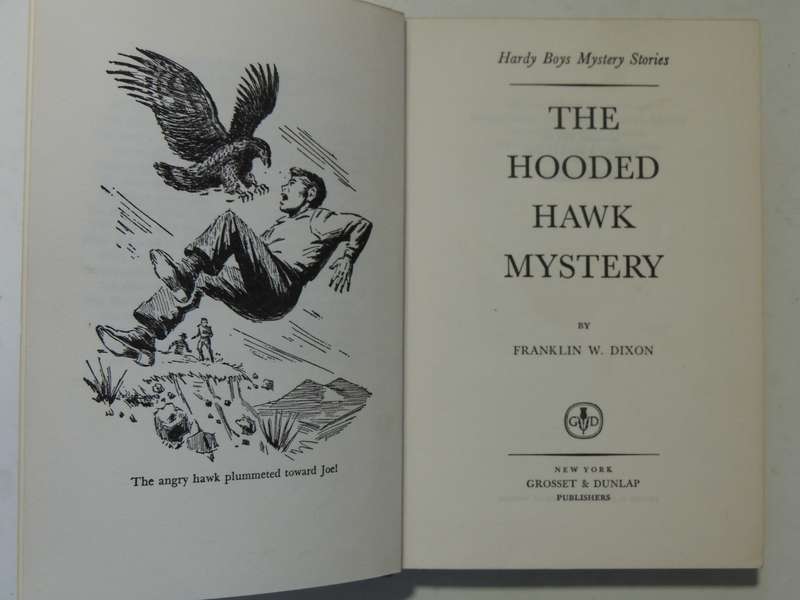 The Hooded Hawk Mystery - Franklin W. Dixon  Circa 1950s