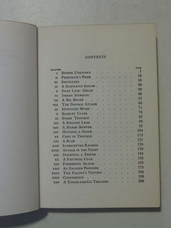 The Hooded Hawk Mystery - Franklin W. Dixon  Circa 1950s