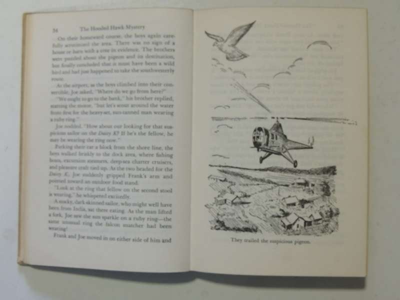 The Hooded Hawk Mystery - Franklin W. Dixon  Circa 1950s