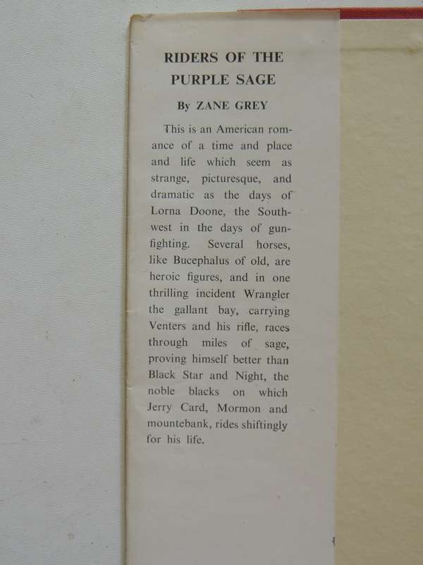 Riders Of The Purple Sage - Zane Grey   1949