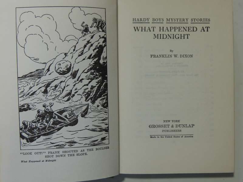 What Happened At Midnight -  Franklin W. Dixon    Circa 1950s