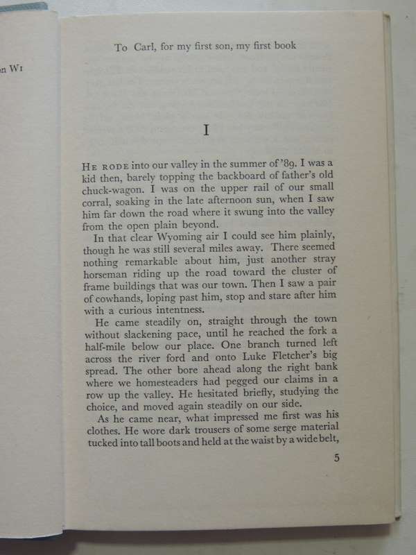 Shane -  Jack Schaefer      1st English Edition 1954