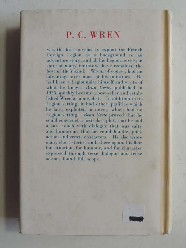 Sinbad The Soldier- P.C. Wren   1958