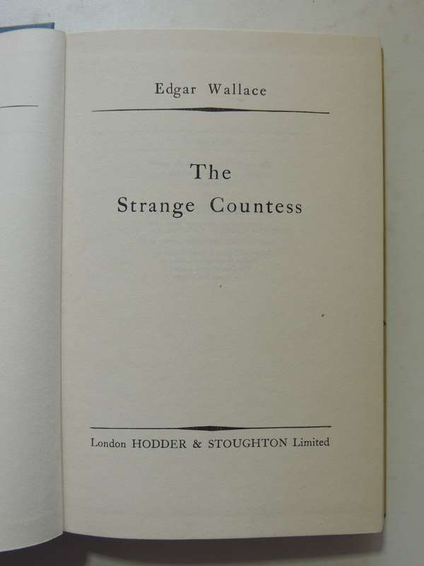 The Strange Countess - Edgar Wallace