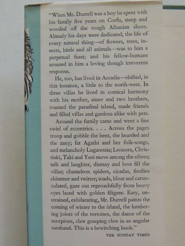 My Family And Other Animals - Gerald Durrell     1st Edition 4th Impression 1957