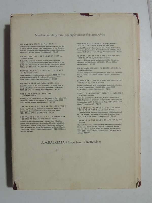 Andrew Smith's Journal Of His Expedition Into The Interior Of South Africa / 1834-36ed William F. L