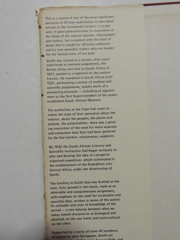 Andrew Smith's Journal Of His Expedition Into The Interior Of South Africa / 1834-36ed William F. L