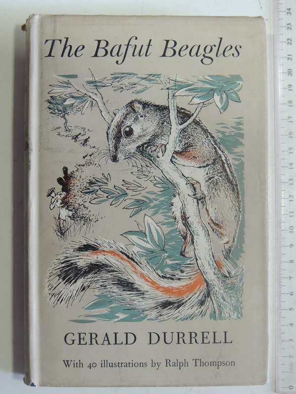 The Batful Beagles- Gerald Durrell, with 40 Illustrations by Ralph Thompson    First Ed. 1954