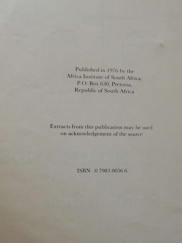 Blackhomelands In South Africa  - T. Malan & P.S. Hattingh   (As Is)