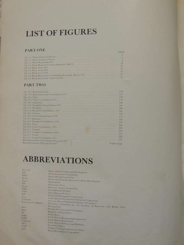 Blackhomelands In South Africa  - T. Malan & P.S. Hattingh   (As Is)