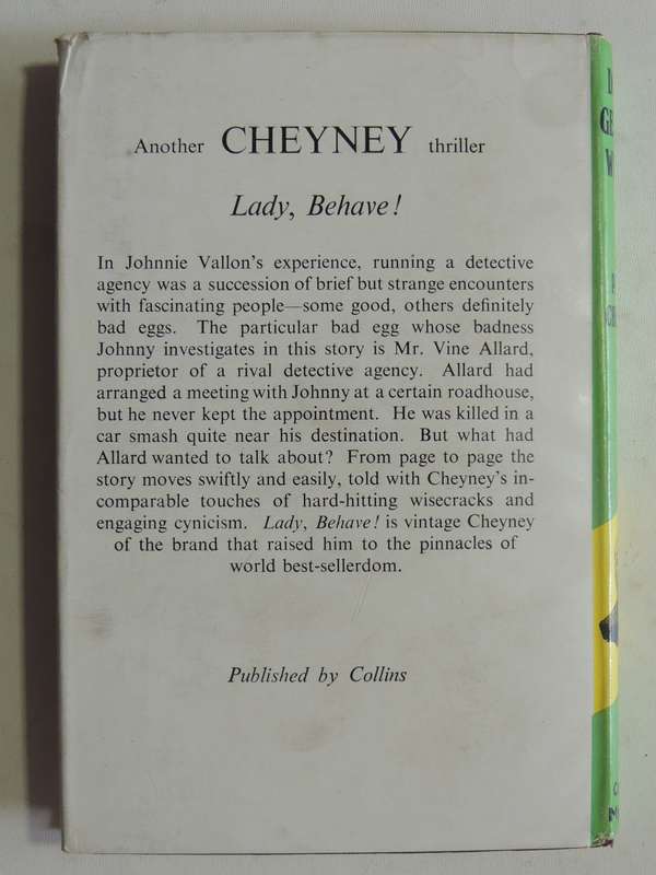 Don't Get Me Wrong - Peter Cheyney