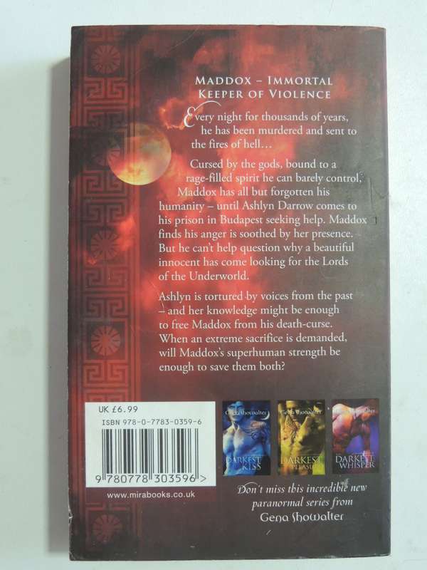 The Darkest Night - Lords Of The Underworld- Gena Showalter