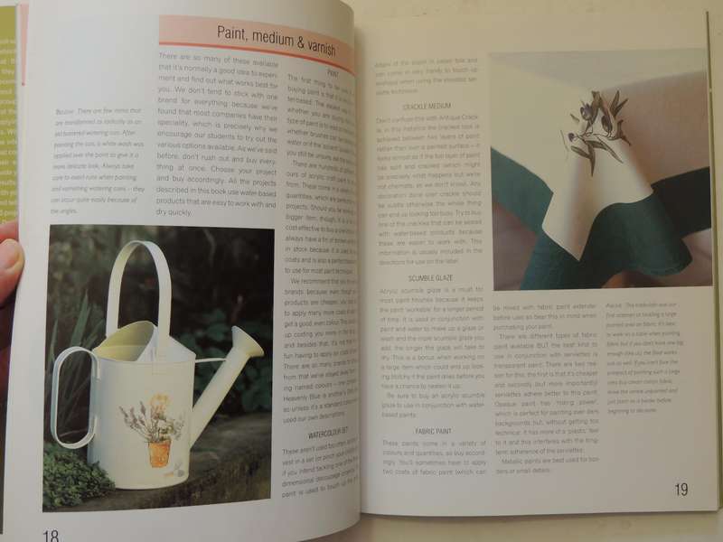 Decoupage With Serviettes - Tracy Boomer & Deborah Morbin