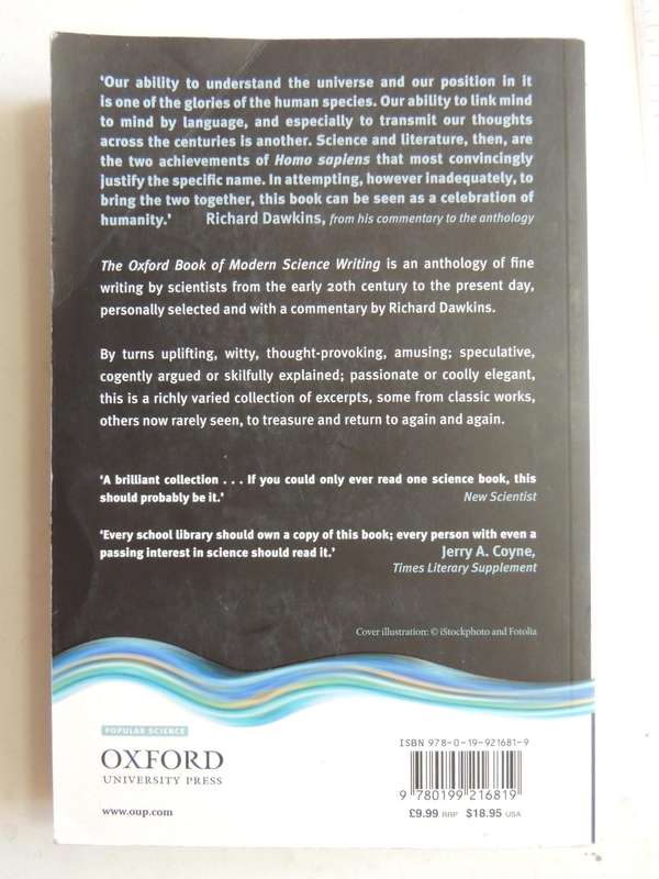 The Oxford Book Of Modern Science Writing  - Richard Dawkins